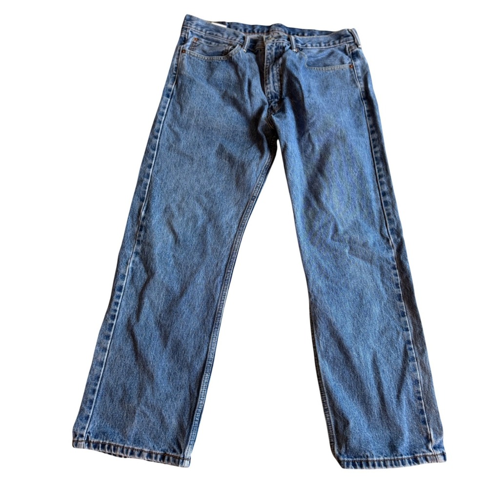 Levi Strauss 505 Jeans Mens W36 L30 Blue Denim Straight Fit‎ Classic Vintage